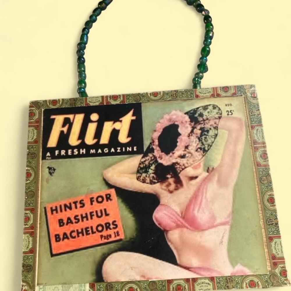 Macanudo cigar box purse with